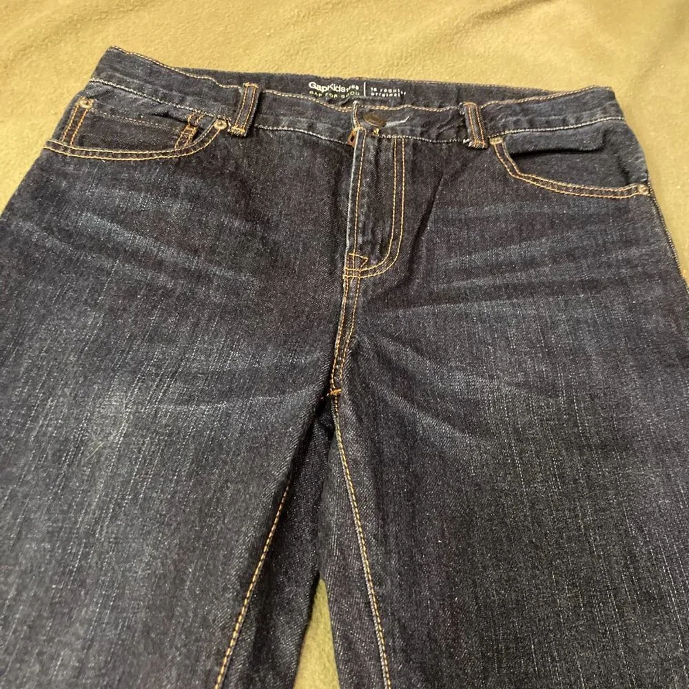 NWOT Boy GAPKids 1969 Original Denim Jeans Size 18R (#4)